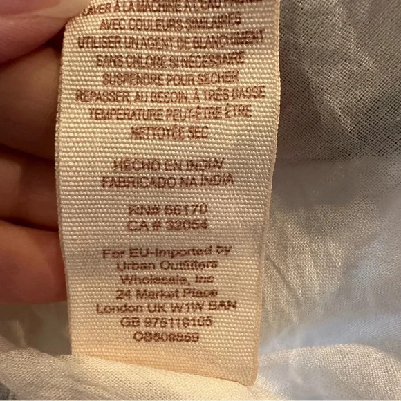 Free People Mulberry Floral Boho Blue Maxi Dress Size Small - Picture 11 of 12